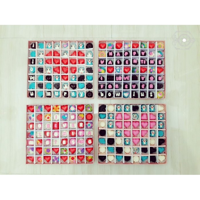 coklat valentine sekat 56 hardbox karakter