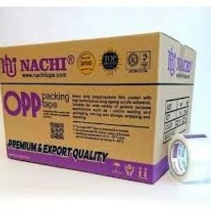 

LAKBAN NACHI 2 INCH / OPP NACHI 2 INCH BENING DAN COKLAT / PER DUS ASLI