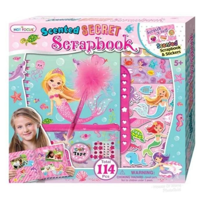 

MERMAID SCENTED SCRAPBOOK - BUKU STICKER WANGI ORIGINAL