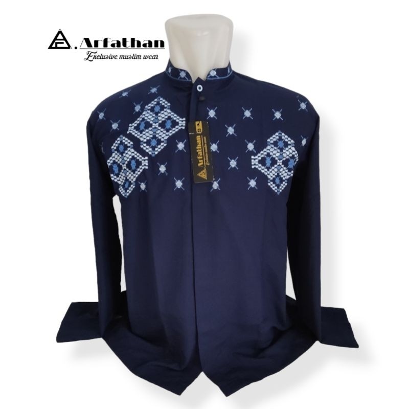 Koko Anak Pakaian Kaos Kerah Tpa Hams Pengajian Santri Pondok Baju Bocah Tanggung Cowo Hem Ngaji Leb