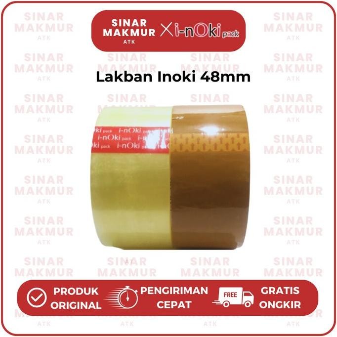 

OPP TAPE/LAKBAN/PEREKAT TRANSPARAN/COKLAT 48 MM/2 INCH INOKI (SLOP) ASLI