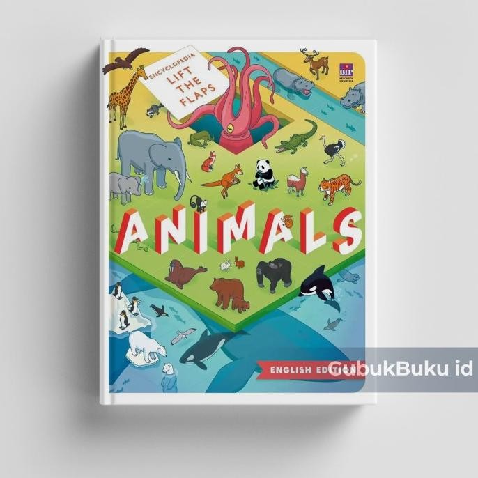 

New (GRAMEDIA) Encyclopedia Lift the Flaps Animals (English Edition)