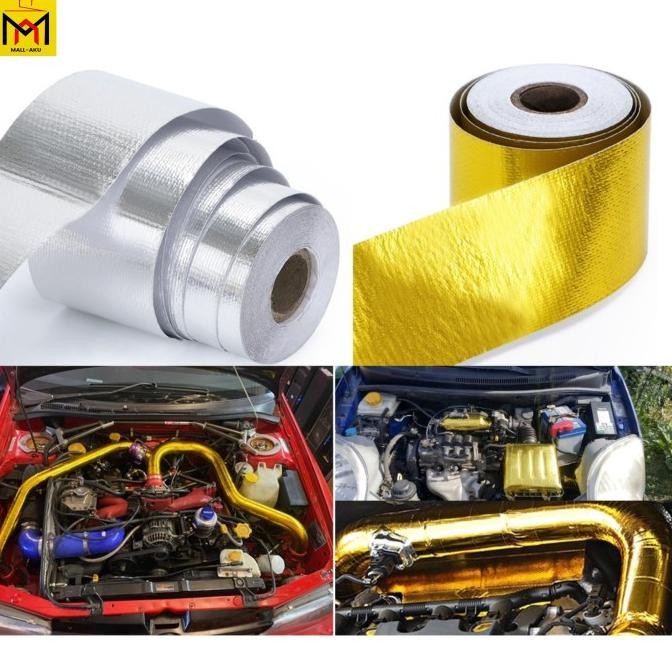 

LAKBAN/ISOLASI PEREDAM PANAS KNALPOT ANTI KARAT EXHAUST WRAP ASLI