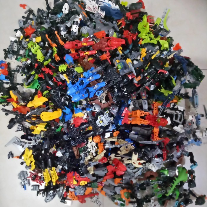 TERBATAS Lego Curah mixed BIONICLE. ori original asli bersih kiloan per 100gram