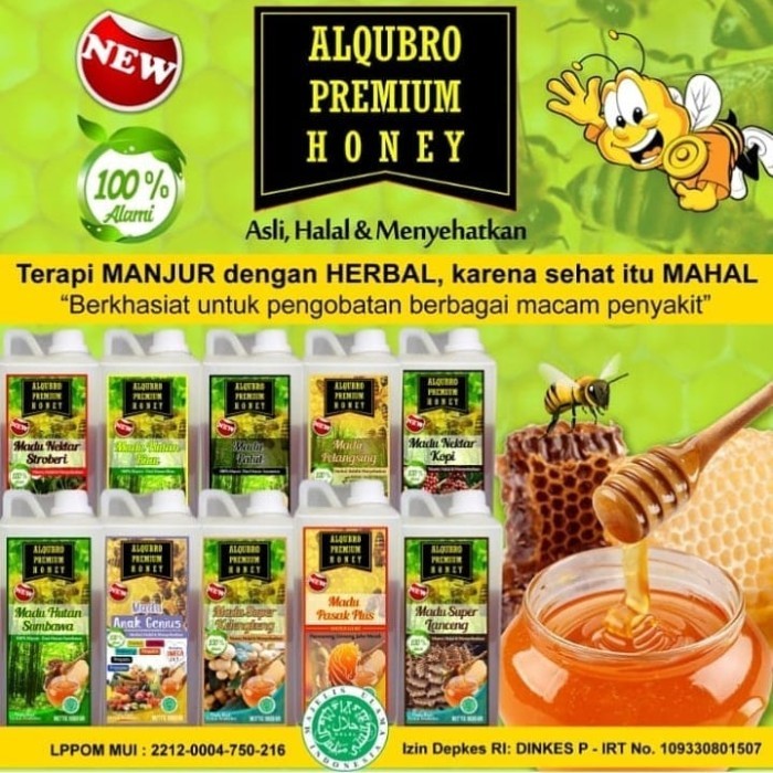 

Madu Al Qubro Premium 1kg Sialang Super Original - Madu Murni AlQubro