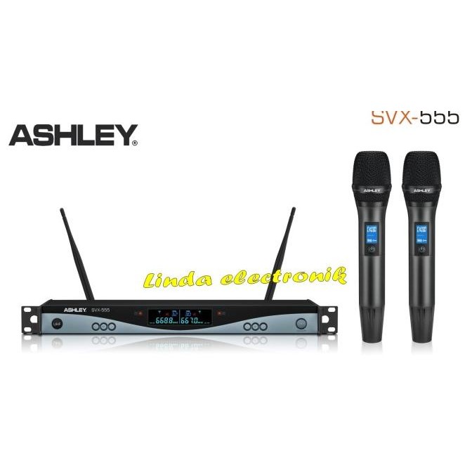 Murah Mic Wireless Digital Fequency Ashley Svx 555 / Svx555 Handheld