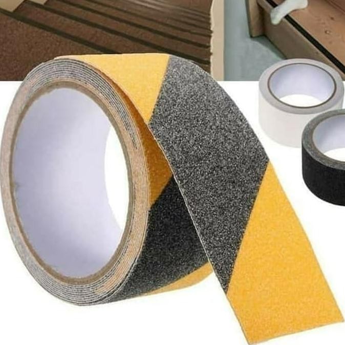 

ANTI SLIP - SAFETY WALK TAPE - TANGGA - ANTI LICIN - LAKBAN LANTAI ASLI