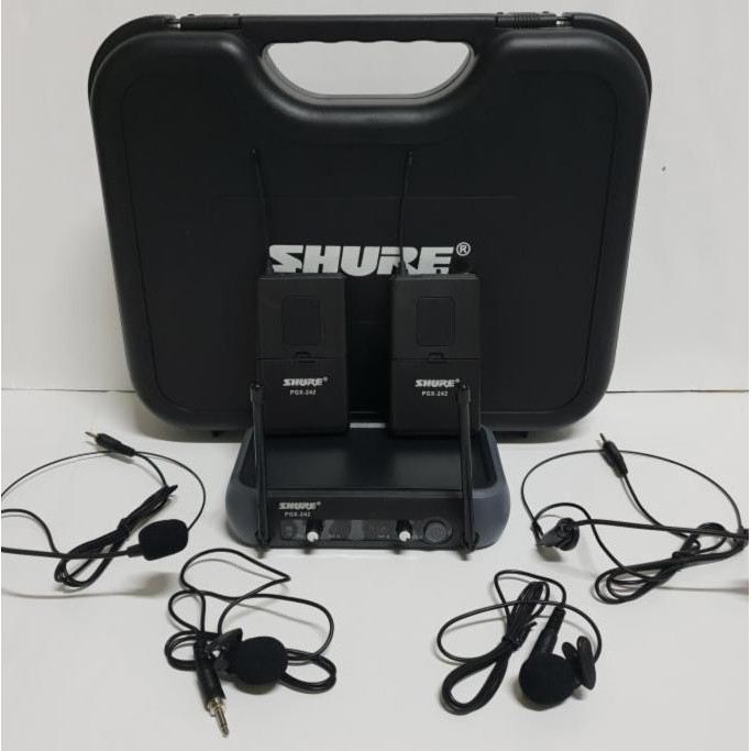 Sale Mic Wireless Pgx 242 ( 2 Jepit + 2 Headset )