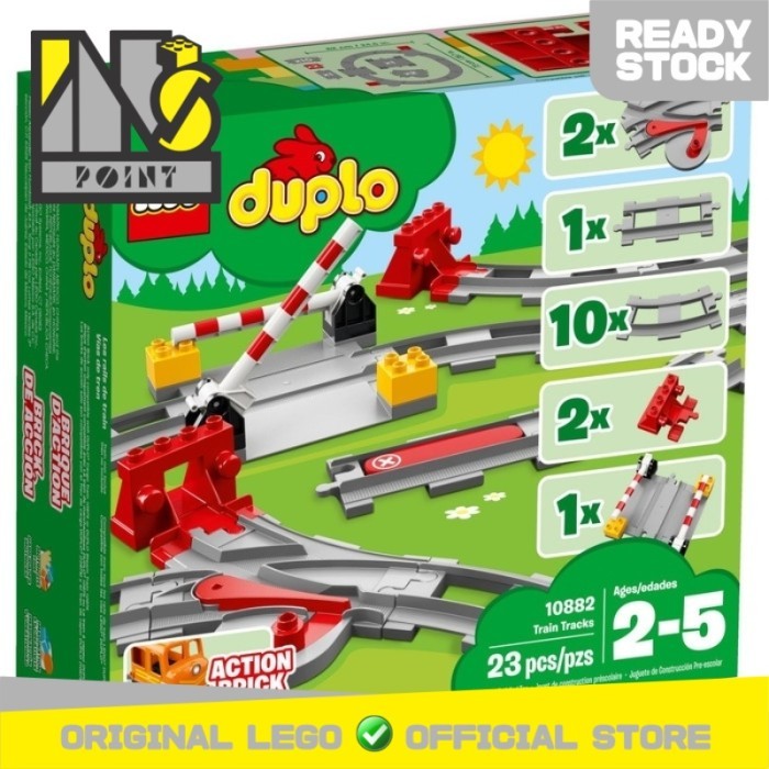OBRAL LEGO 10882 - Duplo - Train Tracks