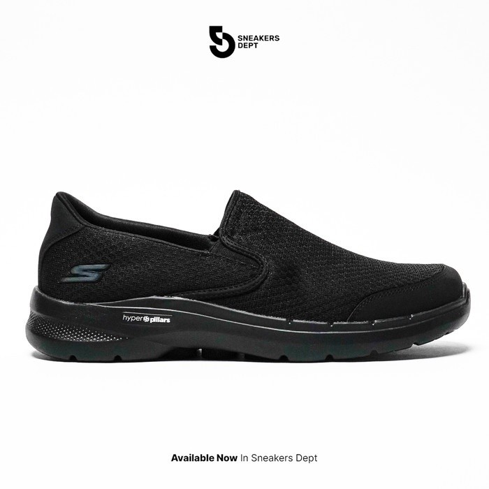 SKECHERS Sepatu Sneakers Pria GO WALK 6 REQUISITE 216623BBK ORIGINAL