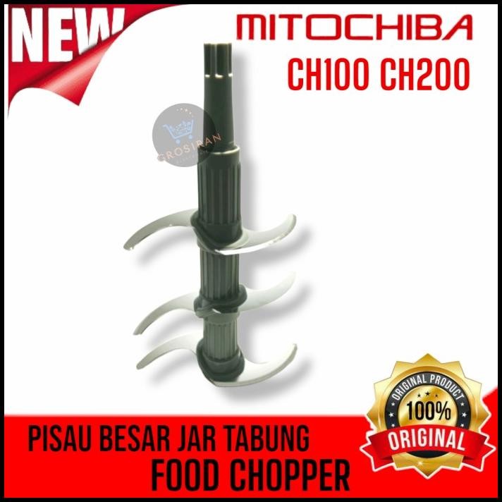 PISAU BESAR JAR TABUNG Mitochiba Food Chopper CH200 CH100 CH 200 100