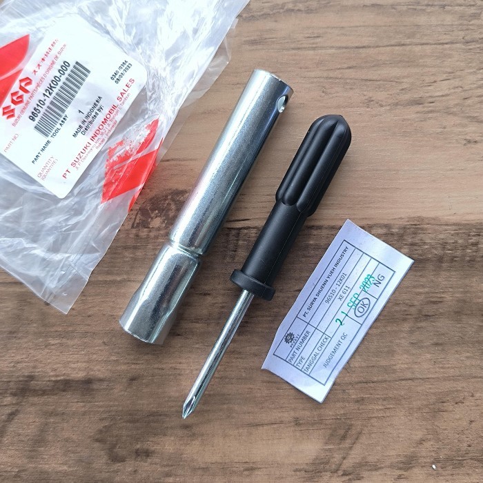 KUNCI BUSI 16 MM PANJANG KUNCI BUSI SATRIA FU MIO ASLI SGP 12K00