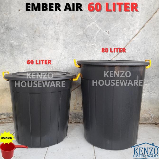 EMBER 60 LITER TUTUP EMBER AIR KAMAR MANDI EMBER PLASTIK KUAT