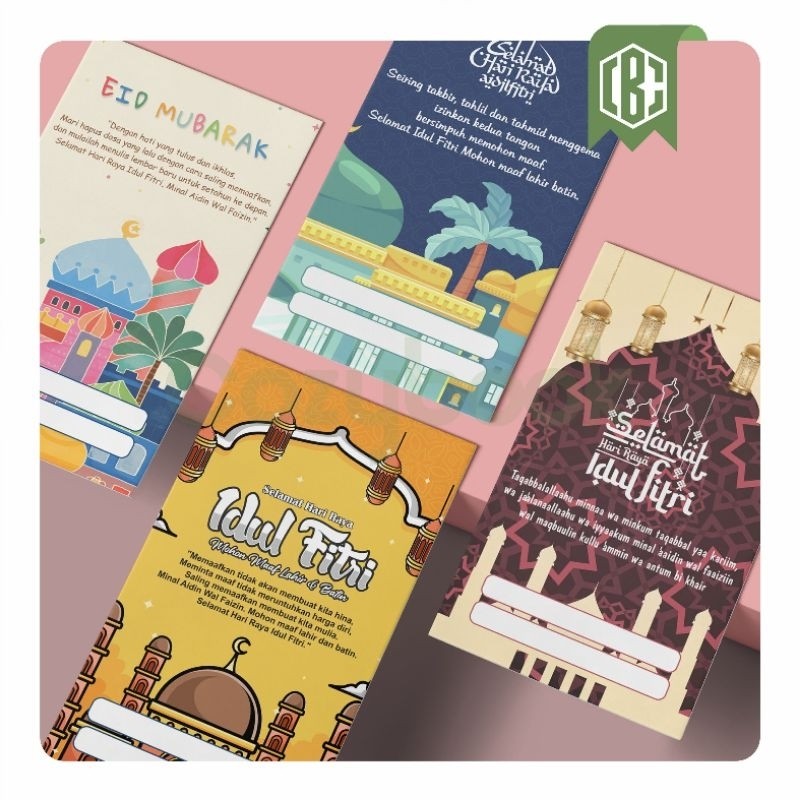 

10 Pcs Kartu Ucapan Idul Fitri/Hang Tag/Idul Fitri Card/Kartu Ucapan Lebaran 1 Sisi