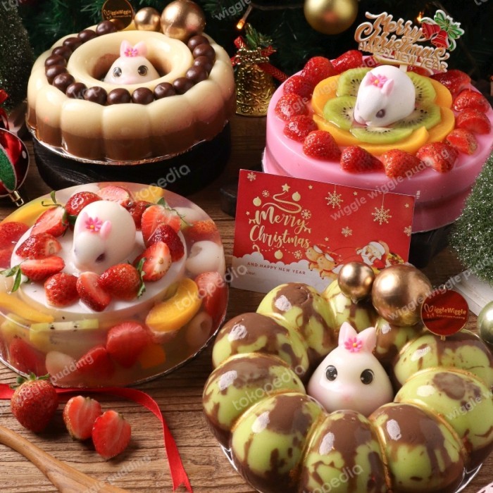 

PUDDING LYCHEE FRUIT HAMPERS NATAL PUDING LECI TOPPING BUAH DESSERT