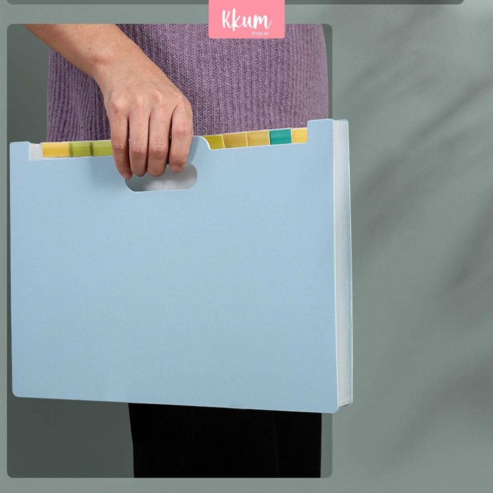 

COD BAHAN TEBAL Standing file A4/ File folder document bag/ Tas dokumen file 13 sekat ku-143