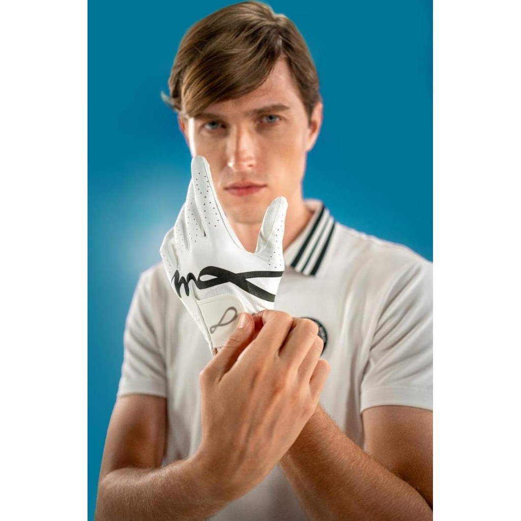 SARUNG TANGAN - MOBIUS 90FIT UNISEX GOLF GLOVE WHITE LEFT HAND
