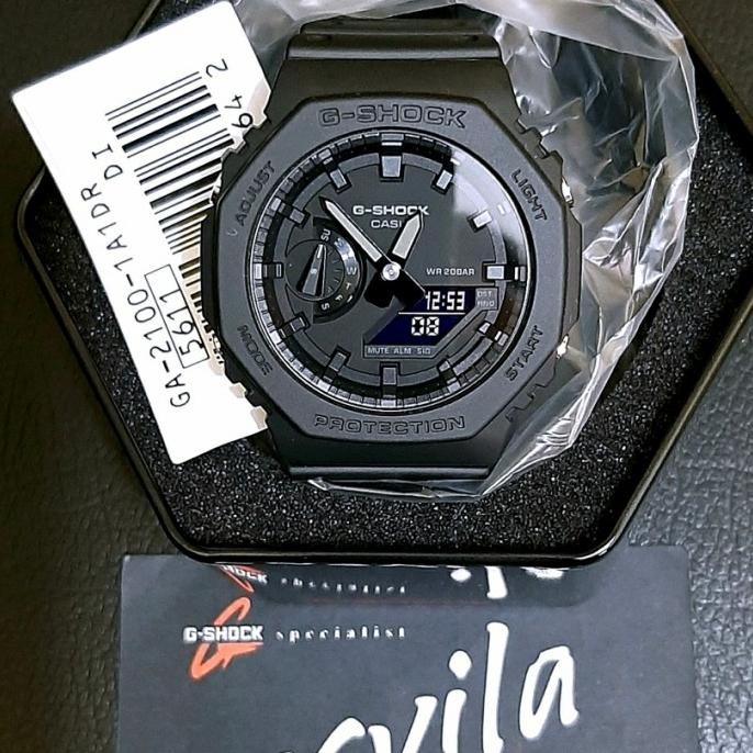 Casio G-Shock Gshock Ga 2100 - 1A1 / Ga2100 - 1A1Dr Full Black