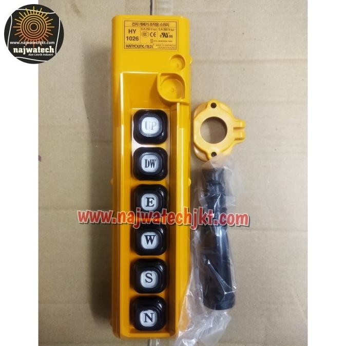 Tombol Hoist 6 Tombol Hanyoung Hy 1026Bbb/Hy-1026Bbb/Hy 1026 Bbb