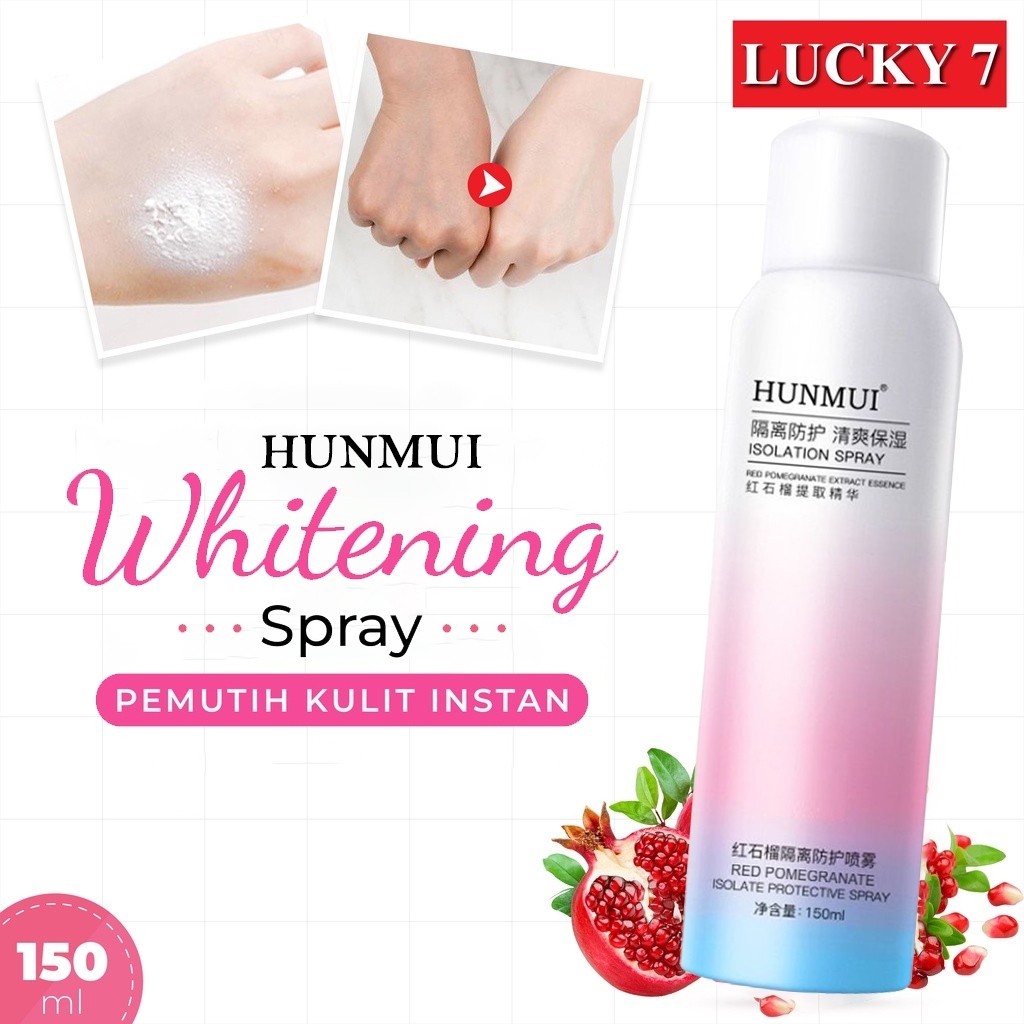 Hunmui Korea Moisturizing Whitening Spray Lotion Ampuh Memutihkan Kulit Badan Instan