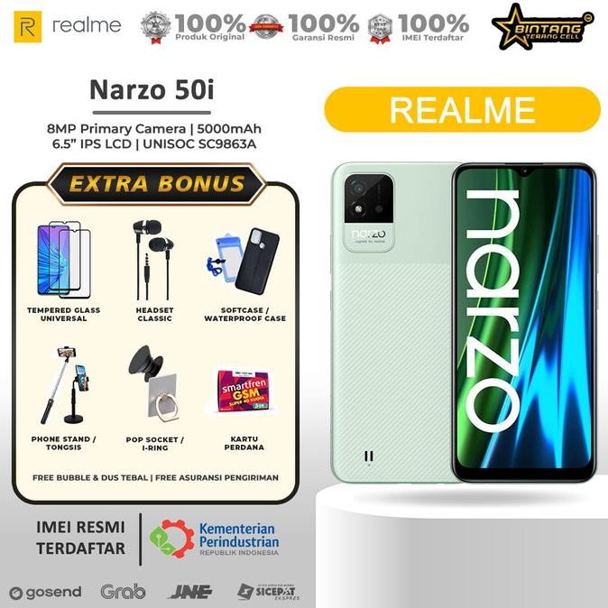 Realme Narzo 50I Ram 4 64 Garansi Resmi