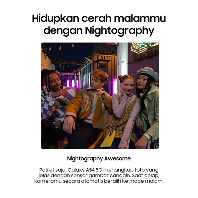 Samsung Galaxy A54 5G - Nfc - 8Gb 256Gb 8/256 - Garansi Resmi