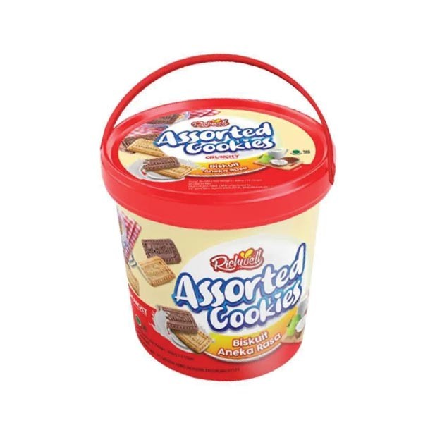 

RICHWELL COOKIES ASSORTED TIN 400 GR