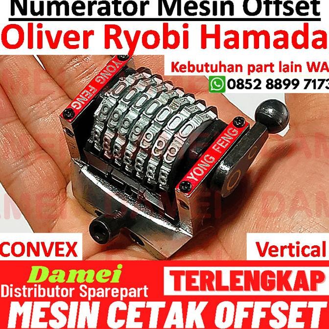 

Sale Nomorator Mesin Cetak Offset Printing Numerator Ryobi