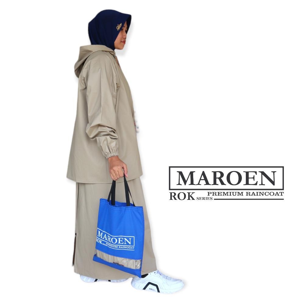 Terlaris Jas Hujan Maroen Jaket Rok Wanita Bahan Pvc Tebal Lentur Kuat Murah Grosir Jas Hujan Wanita