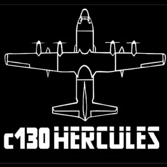 Stiker Hercules C130 Cutting Sticker Pesawat C130 Hercules