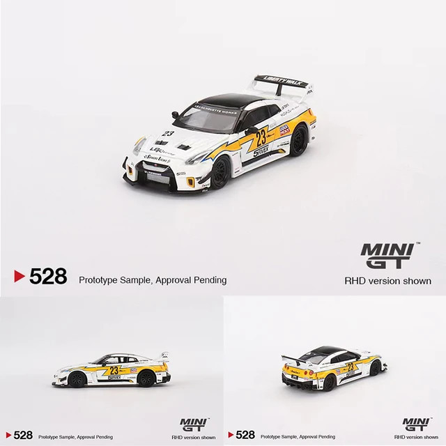 MiniGT 528 NISSAN LB-Silhouette WORKS GT 35GT-RR R35 LBWK Diecast