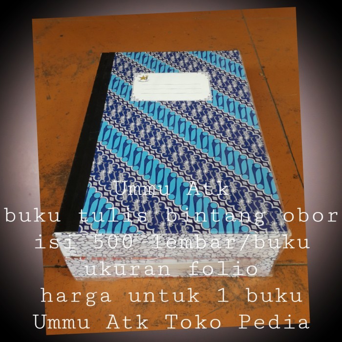 

TERBARU Buku besar ukuran folio isi 500 lembar. HOT SALE!
