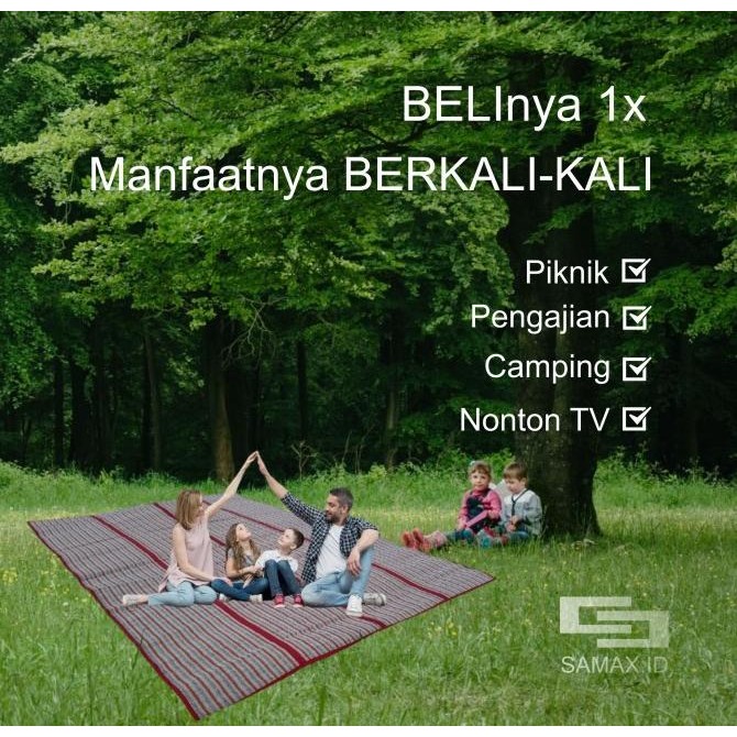 Tikar Lipat Mendong Ukuran Jumbo 2X3 Meter