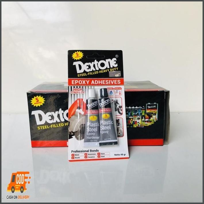 

Flash Sale Lem Besi Dextone Steel 48 Gram / Lem Serba Guna Terbaru Dan Termurah