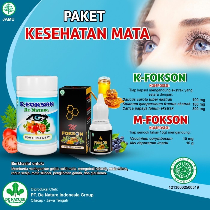 PROMO Vitama De Nature Vitamin Mata Obat Tetes Mata Katarak, Minus Herbal