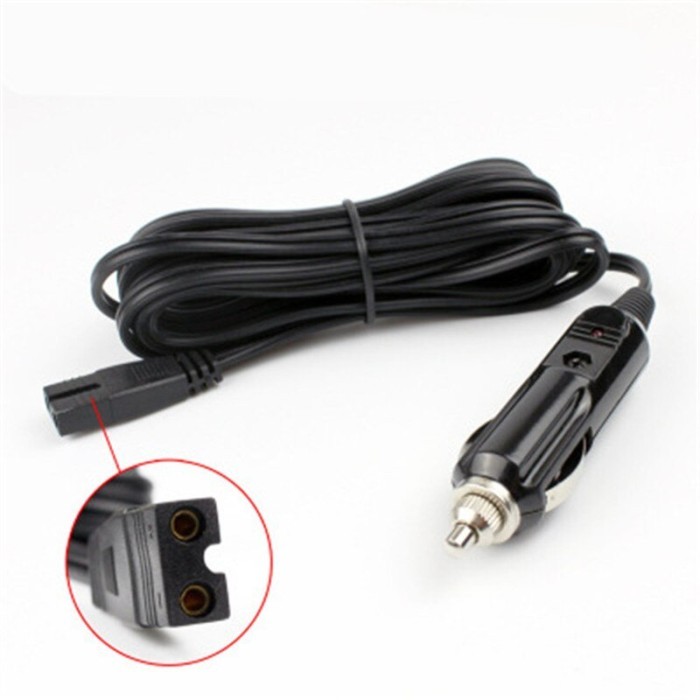 2V 24V Dc Cooler Box Mini Fridge Cable With Cigar Plug For Waeco Nfa