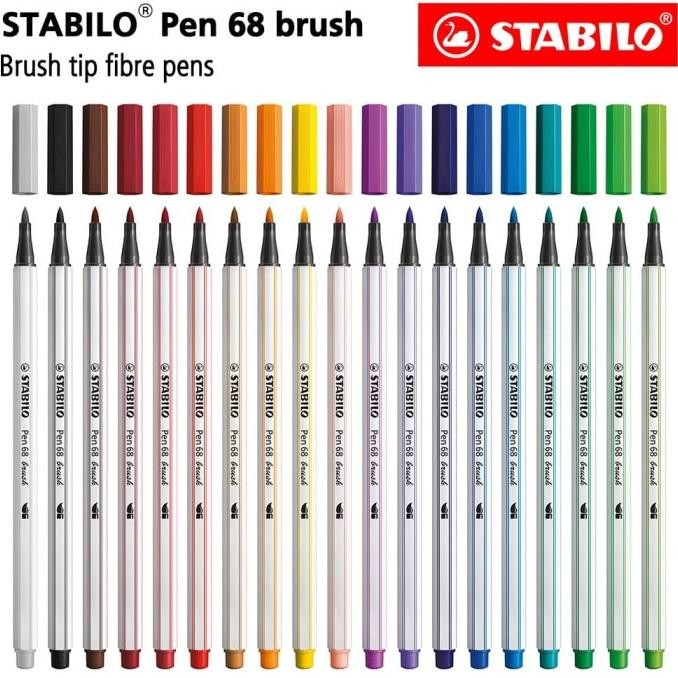

Stabilo Pen 68 Brush Set 19Pcs / Premium Marker Kuas Kaligrafi Spidol Original Dan Terlaris