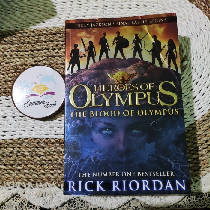 Buku HEROES OF OLYMPUS THE BLOOD OF OLYMPUS - RICK RIORDAN  Original Preloved