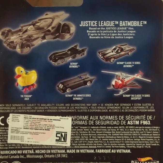 TERBARU HOT WHEELS DC BATMAN 1:50 VEHICLESERIES COLLECTION LIMITED EDITION SET 