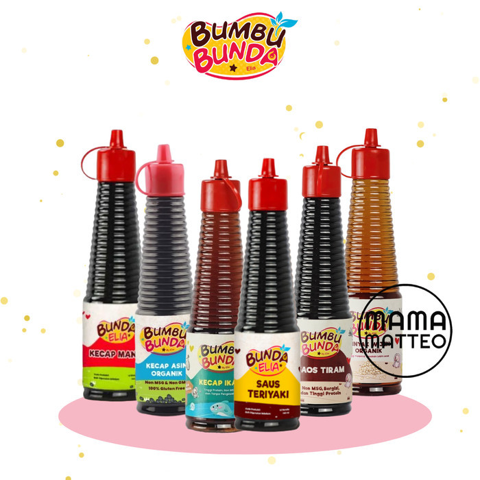 

TERLENGKAP BUMBU BUNDA BY ELIA Kecap Organik Saos Teriyaki Minyak Wijen / BANDUNG
