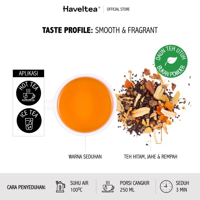 

SALE BANDA NEIRA Mini Tin Haveltea Teh Rempah Herbal Teh Hitam Jahe