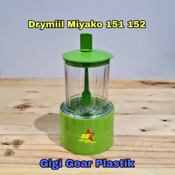 

BERGARANSI Drymill Blender miyako Hijau CH 151 Gf 152 pf Gelas Bumbu Gear Plastik