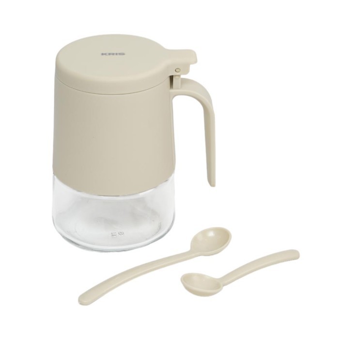 

HEMAT AZKO Kris 350 ml Essicante Tempat Bumbu Dapur - Krem Beige Spice Jar Tempat Penyimpanan Bumbu