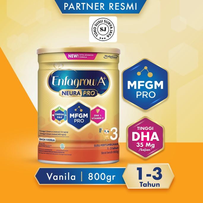 

Enfagrow A+ Tahap 3 Kemasan 800 Gr
