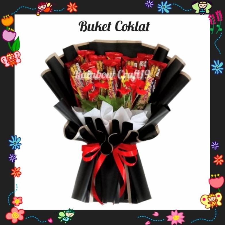 

CR - Buket Coklat / Buket Coklat Valentine/ Buket Coklat Silverqueen / Buket Coklat Cadbury TERLARIS