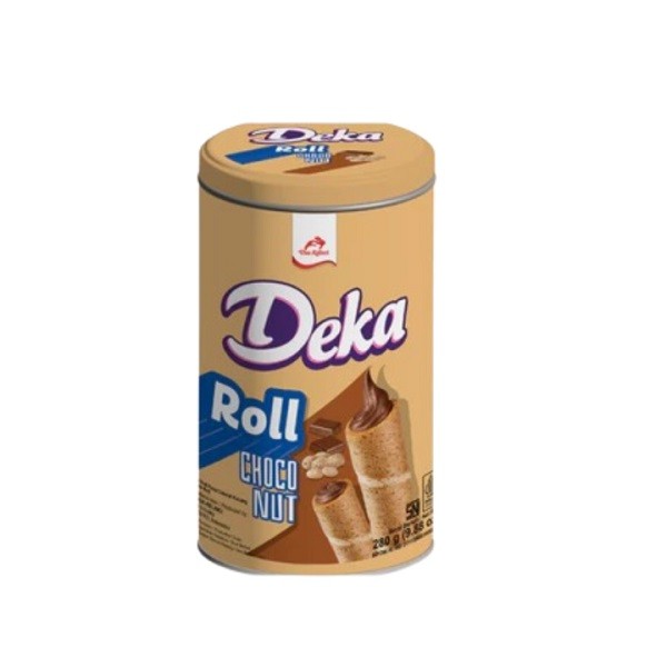 

DEKA WAFER ROLL CHOCO NUT TIN 280 GR