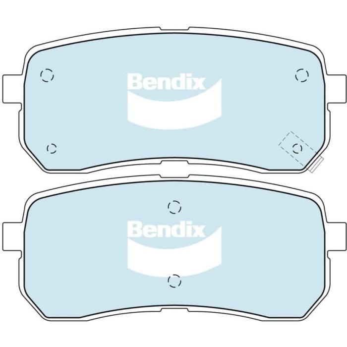 Kampas Rem Belakang Hyundai H1 Bensin & Diesel BENDIX Brake Pad DB1957 ASLI