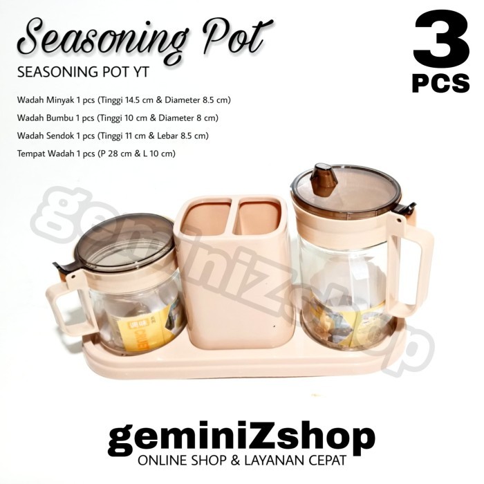 

PROMO Tempat Bumbu Dapur Seasoning Pot YT