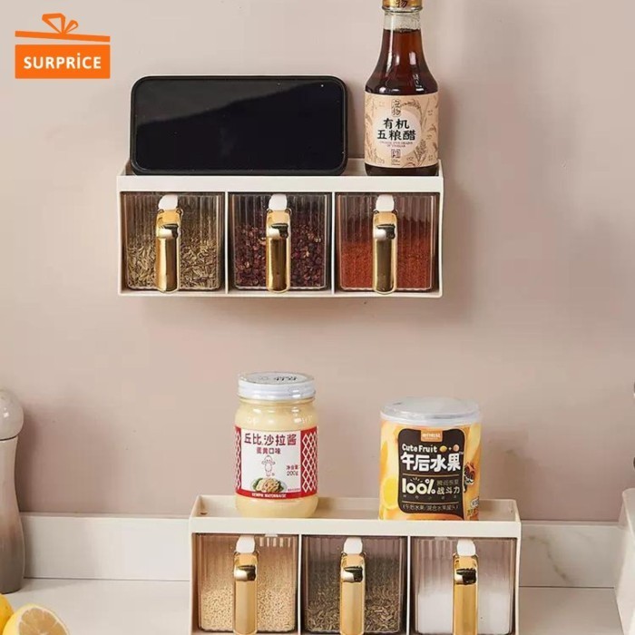 

LIMITED EDITION Surprise Set Tempat Penyimpanan Bumbu Dapur Aesthetic / Tempat Penyimpanan Bumbu