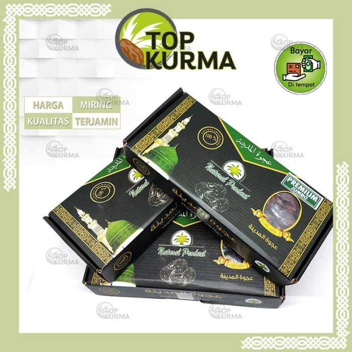 

Best Seller Kurma Ajwa / Nabi / Rosul 500 Gr